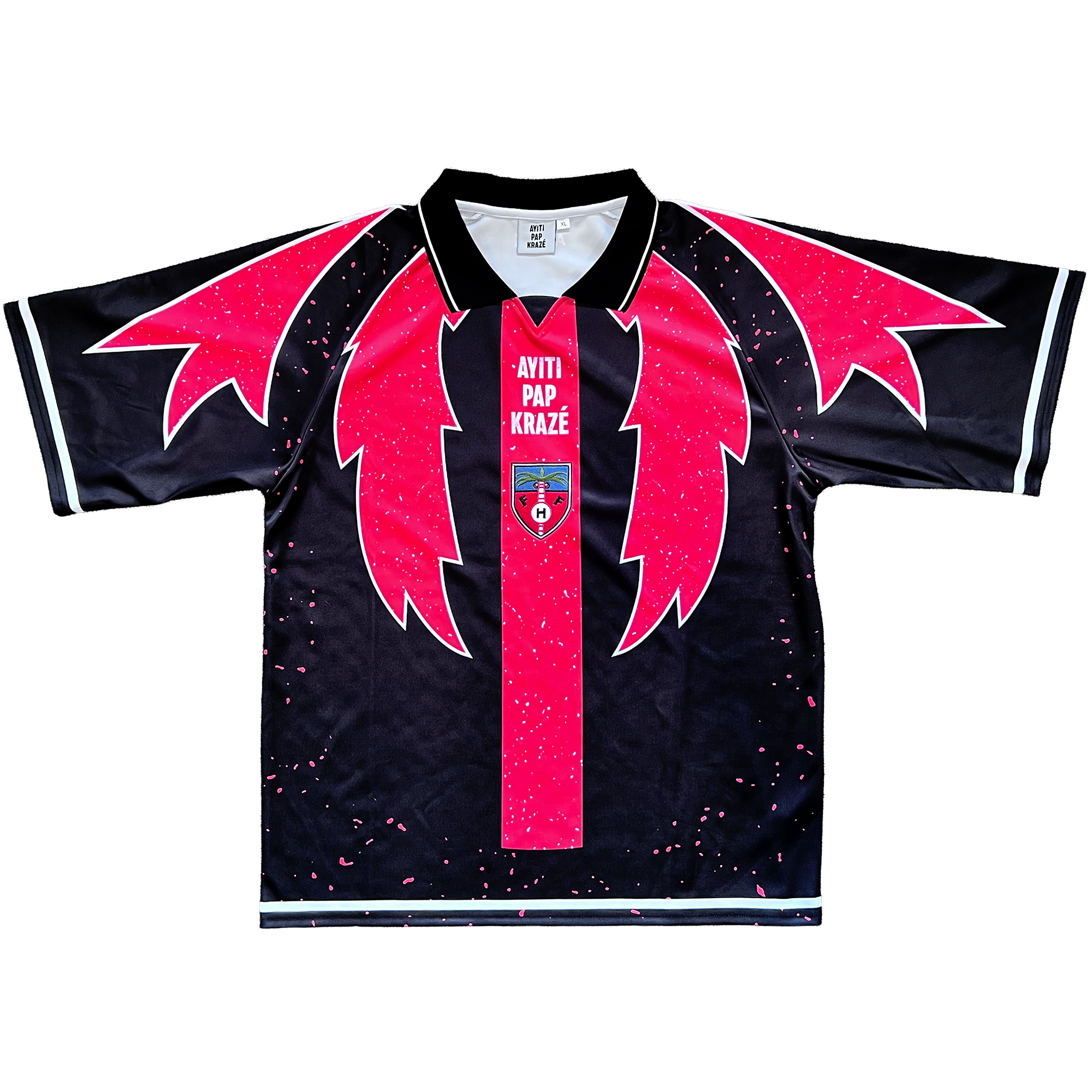 AYITI PAP KRAZÉ JERSEY (BLACK / RED)