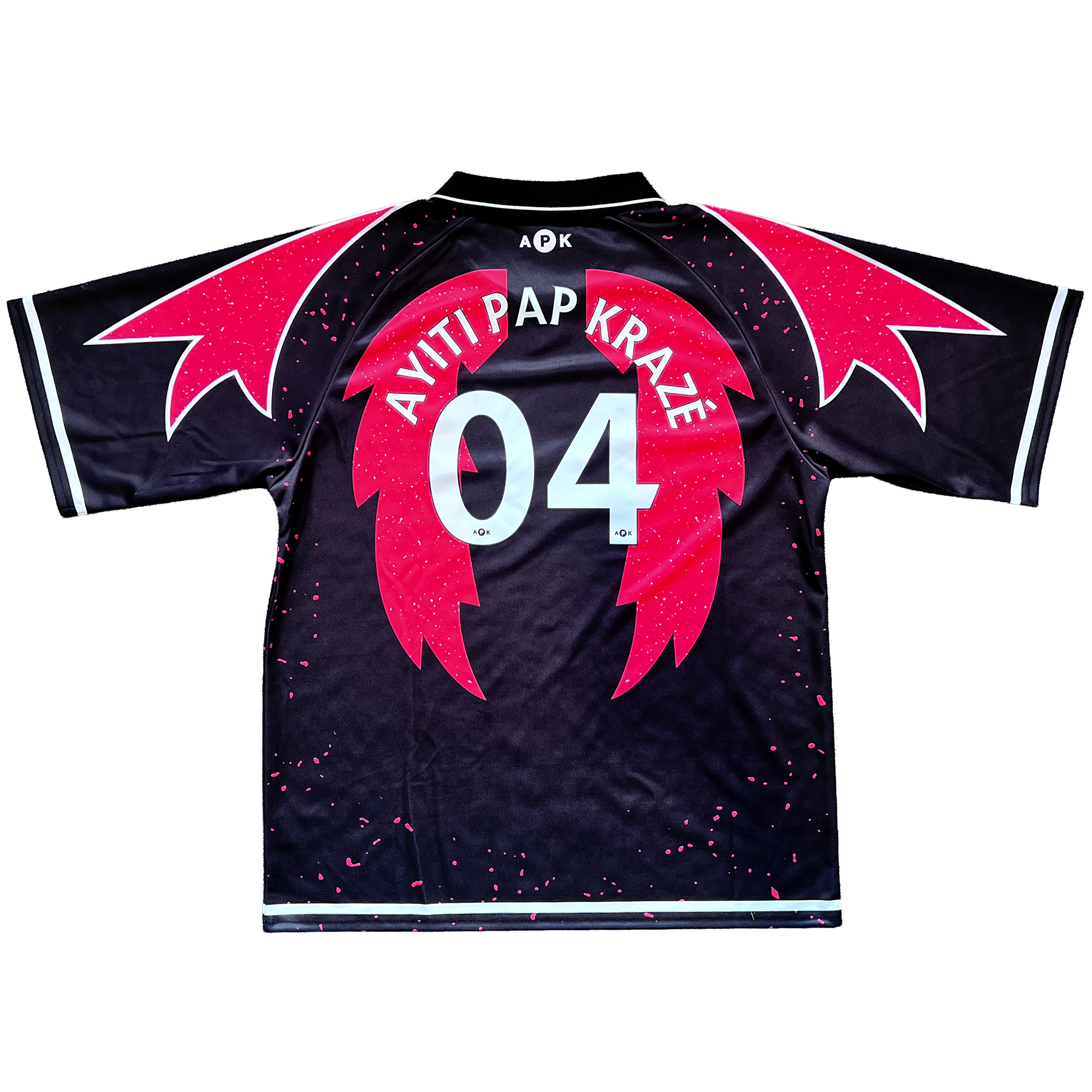 AYITI PAP KRAZÉ JERSEY (BLACK / RED)