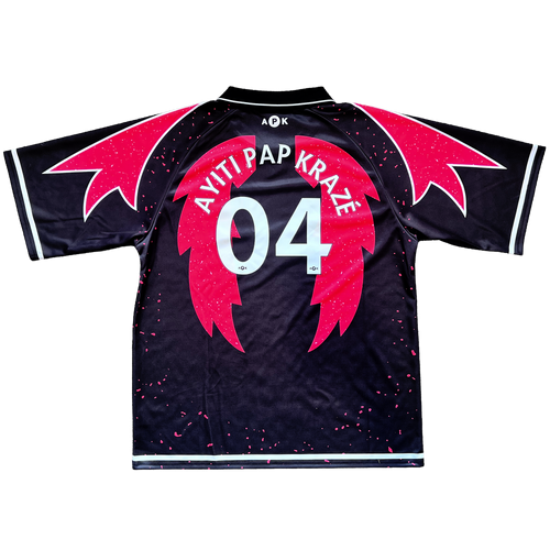 AYITI PAP KRAZÉ JERSEY (BLACK / RED)