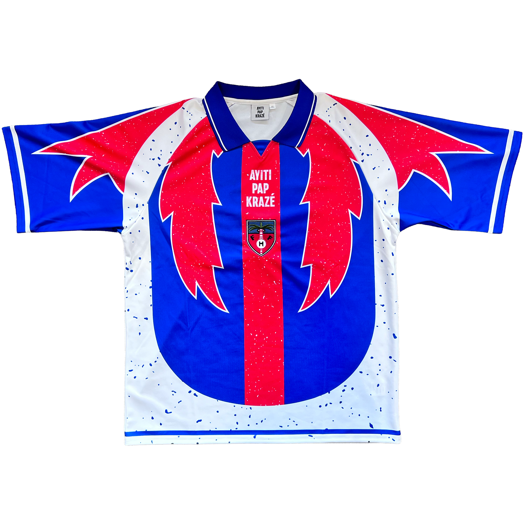 AYITI PAP KRAZÉ JERSEY (BLUE / RED)
